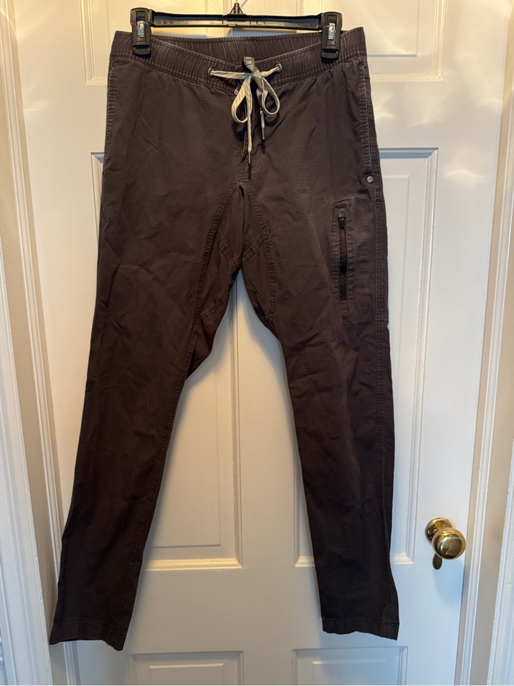 Vuori men’s Casual Drawstring Jogger Pants - grey size S